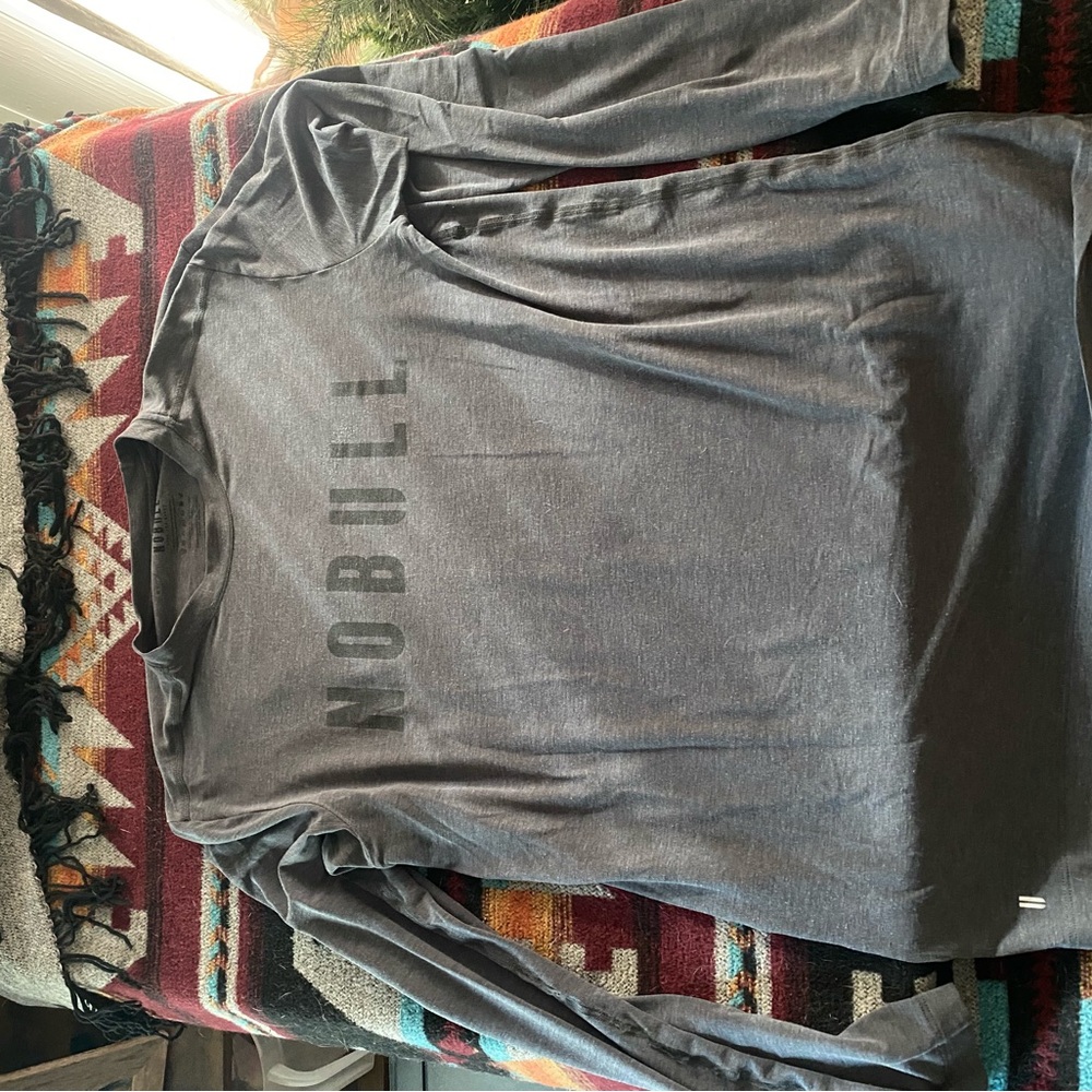 NOBULL Gray Long Sleeve Tee
